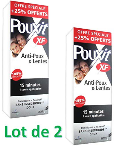 Pouxit XF Anti-Poux et Lentes 250 ml lot de 2 flacons