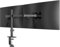 Pholiten Monitor Halterung für 13-27 Zoll LED LCD Bildschirm bis zu 10 kg, Monitor Arm für 2 Monitore, Höhenverstellbar Schwenkbar Neigbar Monitorhalterung für den Schreibtisch, max.VESA 100x100mm