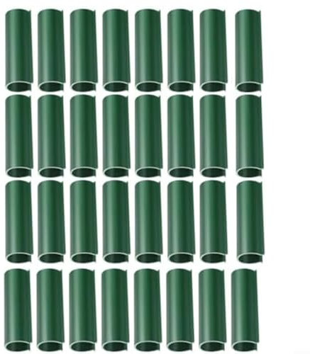 HEIBTENY Gewächshaus-Klemmen PVC-Rohrklemme Gewächshaus-Clip Kunststofffolien-Befestigungsclip Rohrclip-Gewächshausclip-Gewächshauszubehör grün(32PCS)