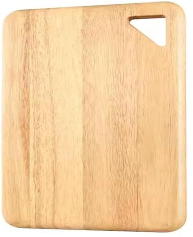 MRKU Tabla de Cortar de Madera con Orificio para el Mango, Ideal para Preparar Comidas, Servir y trinchar Carnes, Frutas y Verduras, y charcutería.