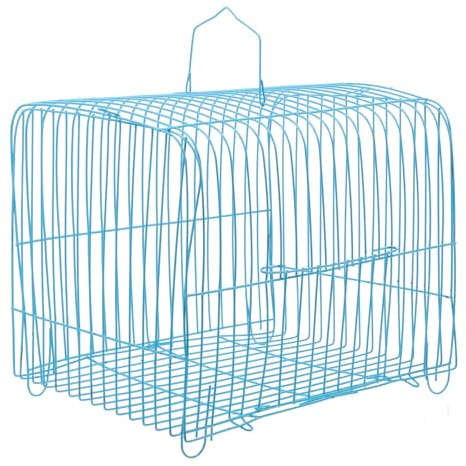 MOTHNUR Cage Perruche Portable Cage Élevage et Transport pour Petits Oiseaux avec Espace de Jeu Spacieux et Légère pour Animaux de Compagnie