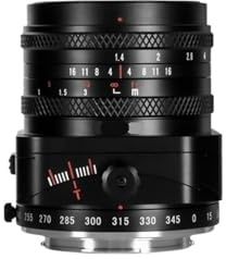 Compatibile con obiettivo Sony E, Fujifilm XF e M4/3 con attacco 50 mm F1.4 Tilt-Shift manuale APS-C(Fuji XF)
