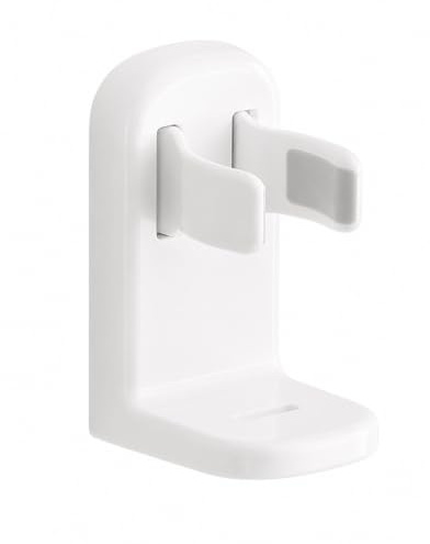 Porta Spazzolino Elettrico da Muro senza Foratura, Regolabile Forte Adesivo Portaspazzolino Elettrico Adatto, con Foro di Scarico, per La Maggior Parte degli Spazzolini Elettrici