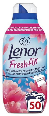 Lenor Fresh Air Adoucissant 50 Lavages Jardins En Fleurs Fraîcheur Ultra Concentrée
