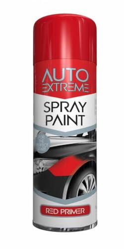Classic Signature - 12 x Auto Extreme Red Primer Spray Paint 250ml Professional Quality, Perfect Finish for Cars, Bikes,Vans, Metal, Wood
