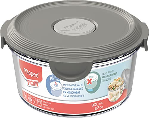 Maped PICNIK - Glas-Lunchbox Adult Concept 800 ml- Glas - grau