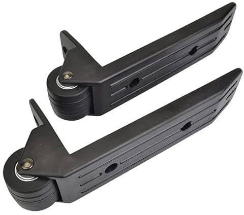 40mm Fixed Caster Wheel With Skid - Pack of 2