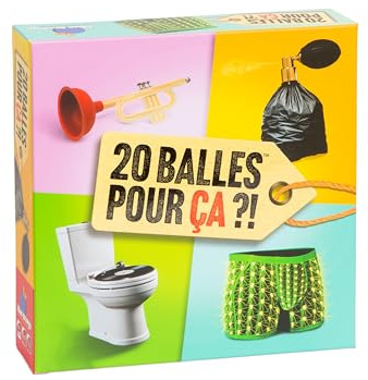 Blue Orange - 20 Balles pour Ça ?! - Jeu de Société Idéal pour s'Amuser en Famille ou Entre Amis en Soirée - Bluff - Jeu de Cartes - Estimation - De 3 à 7 Joueurs - A partir de 12 Ans