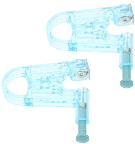 PRETYZOOM Dispositivo la Puntura Orecchio 2 Pezzi in Plastico Facile Utilizzo e Design Portatile per Bambini e Adulti per Casa e Viaggio