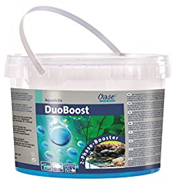 Oase DuoBoost 2 cm (2,5 l) - Producto para estanques, Cuidado del Agua, acondicionador del Agua, optimizar la biología del Estanque