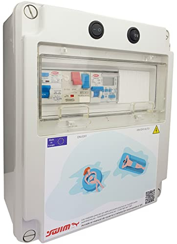 Cuadro eléctrico para Piscina Guardamotor, Transformador 100W (1CV (4-6,3A))