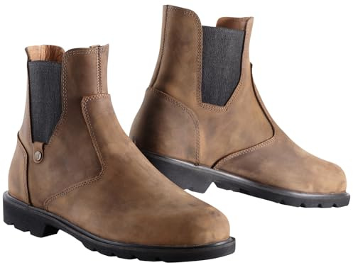 Bogotto Chelsea Motorrad Stiefel, braun, 44