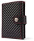 Borz Prime Maximus Mini Wallet ohne Münzfach und RFID Schutz, Kartenetui mit Scheinfach, Mini Portemonnaie für Herren und Damen Geldbörse, Geldbeutel für Karten & Scheine aus echtem Leder Maximus Mini
