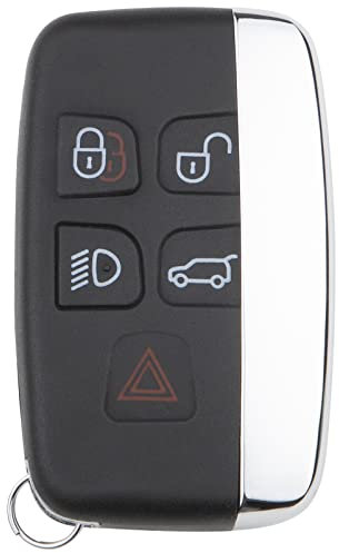 Effitnee Car Key Case Cover 5 button Replacement fob for Land Rover LR4 Range R0ver Sport Evoque Discovery 4 Freelander for JAGUAR XJ XJL XF