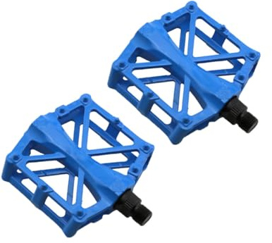 YdseozOA Pedales de Bicicleta de Aluminio Antideslizantes duraderos Pedales de Bicicleta de montaña MTB BMX Ciclismo Pedales de Bicicleta universales Accesorios de Ciclismo (Azul)