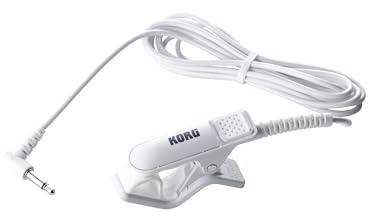 Korg CM-400 Micrófono de Contacto para Afinador y Metrónomo Korg TM70 - Blanco