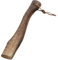 Axe Handle with Leather Loop Wood 13in Long Ax Handle Replacement Hatchet Handle with Wedge Smooth Wooden Texture Shock Resistant Axe Handles for Tree Farm