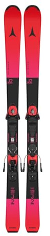 ATOMIC REDSTER J2 (130-150 cm) + L 6 GW Re Skiset Red Tension/Black Gr. 130 bietet Spaß und Sicherheit für Junge Skifahrer. Mit integrierten Skibindungen für schnelle Fortschritte.