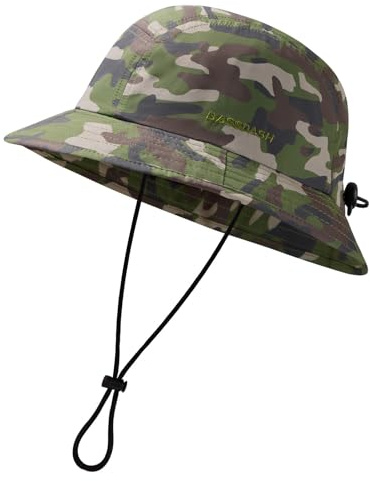 Bassdash UPF50+ Cappello da Pescatore Uomo Donna Leggero Resistente all'Acqua Impacchettabile Cappelli da Sole Estivi FH13