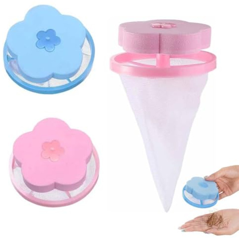 BCZR 3 Piezas Removedor De Filtro De Pelo Flotante, Bolsas De Filtro De Pelo Para Lavadora, Malla Filtrante De Pelo Flotante, Filtrante De Pelo Flotante Para Eliminar Pelusas De Pelo De Animales