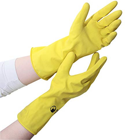 Haushaltshandschuhe aus Naturkautschuk, 1 Paar M