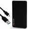Storite Disque Dur Externe Portable 200Go avec USB 2.0, Transfert de données Ultra Rapide, Disque Dur Compact Compatible avec PC, Mac, Windows, Ordinateur de Bureau (Noir)
