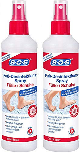 SOS - Fuß-Spray - Antibakteriell (2x 250ml)