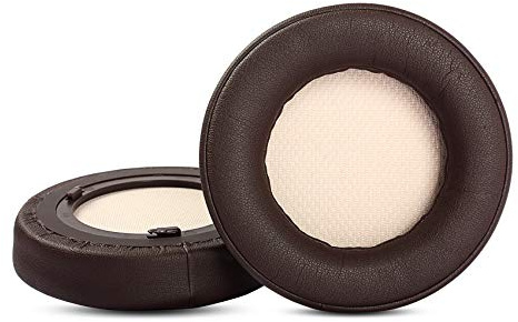 YunYiYi Ersatz-Ohrpolster kompatibel mit Corsair Virtuoso RGB Wireless SE Gaming Headset aus Memory Foam (Braun/Kunststoffring)