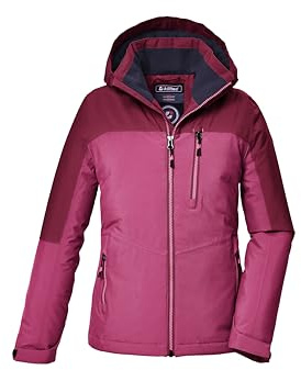 killtec Mädchen Funktionsjacke/Outdoorjacke mit Kapuze KOW 353 GRLS JCKT, pink, 140, 42146-000