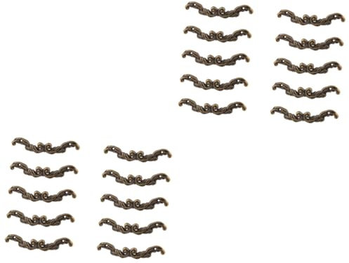 Hoement 20 Piezas Manija Del Cajón Papel Tapiz De Metal Para Dormitorio Tiradores De Cajones Manijas Y Perillas De Cajones Manija De Muebles Simples Perillas De Gabinete Perillas Vintage