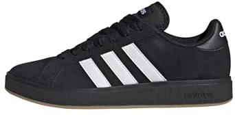 adidas Men's Grand Court Base 00s Shoes, core Black/FTWR White/Gum 3, 8.5 UK