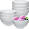 GBKDQQ Lot de 8 bols à céréales de 300 ml en porcelaine, bols à salade, bols à dessert, petits bols, bols à soupe en porcelaine, idéaux pour la glace, les desserts, les collations, les soupes et plus