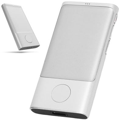 Tiny BT -Präsentation Clicker, 3inch IR -Zeiger Air Mouse Page Turner 40H Videoaufzeichnung Remote -Lautstärkeregelung für Bürobesprechungen Kompatibel mit PC, Telefon, Android