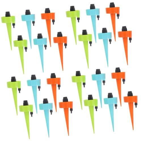 TOYANDONA Esferas De Riego Automáticas para Plantas De Jardín Dispositivos De Riego Goteo para Macetas Y Jardineras Control De Ajustable Y Decorativas Y Exterior 6 Piezas X 4