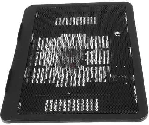 HOLIDYOYO Base Refrigeradora Portátil con Ventilador LED Silencioso para Laptop Gaming Soporte Ergonómico Inclinado Gran Área de Disipación de Calor Compatible con Ordenadores Portátiles y