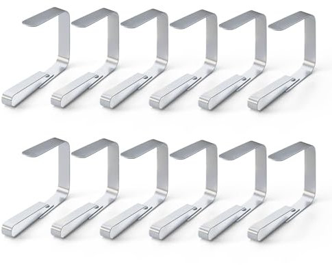 Tischdeckenklammern aus Edelstahl, Größe XL