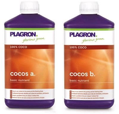 Weedness Plagron Coco A+B 1 Litro - Concime idroponico Fertilizzante Cocco substrato di Cocco Coco Coltivazione Indoor