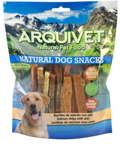 Arquivet Barritas de Salmón con Piel, 350 g (Paquete de 1)