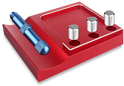 Leimflaschen-Basis-Kleberhalter mit Stahlkegel, Miniatur-Farbständer, präzise Dosierung, verhindert Umkippen, Modellbau-Werkzeug für Modell, Malerei, Hobby