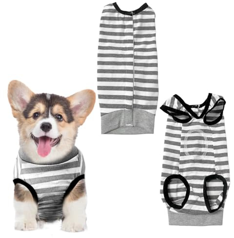 Dog Bodysuit After Surgery, Dog Bodysuit After Surgery, Leak Protection, Soft Recovery Suit for Dogs, Protective Suit for Dogs (1 Piece - XL)