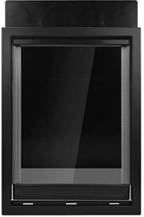 Extra große Hundetür – Haustierklappe mit weicher, transparenter Magnetklappe und Schnappverschluss für Innen- und Außentüren