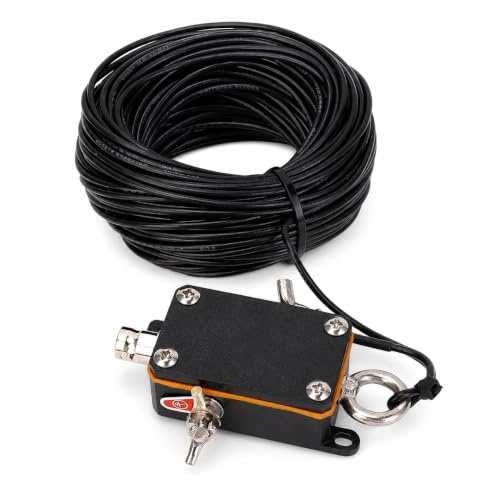 Elprico HF END ANTENNA 3-30MHz, 1: 49 Balun Shortwave Radio, 4 Band 10m 15m 20 M 40 M Lång Trådantenn, Kort Fickändmatad Radioantenn eller Utomhus