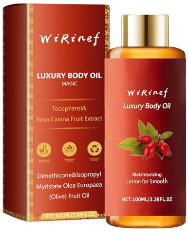 Huile Raffermissante Corps 100ML Huile Magique Raffermissante pour le Corps body peau fripée- Anti Peau Fripée & Ridules Sèches pour Peaux Sèches & Ridules, pour les Bras,Poitrine, Body