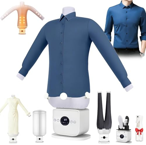 Asciugatrice e ferro da stiro ad aria calda automatici, asciugatrice per vestiti e dispositivo antirughe per camicie e pantaloni D