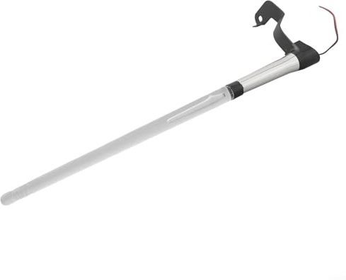 Antena de coche de 12 V con luz LED externa, adecuada para detección de señal de radio y decoración de coche, función de luz desmontable