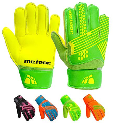meteor Catch Fussball Torwarthandschuhe fur Kinder Spieler-Handschuhe Heren fußball-Handschuhe Damen tormann Handschuhe schutzt die Finger tormannhandschuhe Jungen Torwart Spieler Handschuhe Catch
