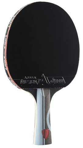 JOOLA Infinity Edge - Tournament Performance Carbon Technology - Black Rubber on Both Sides - Competition Ready - Table Tennis Racket for Advanced Training - Designed for Speed - Light Blue