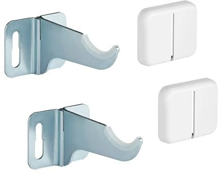 MB Support mural pour radiateurs en aluminium avec une capacité de charge jusqu'à 100 kg. Couvercles inclus - 2 pièces.