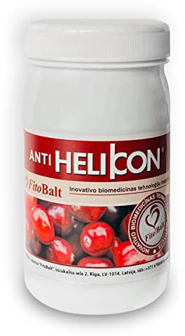 Gut Health Supplement Antihelicon - Helicobacter Pylori Treatment Jam with Cranberry Juice and Green Tea Extract (400ml) - Heartburn Relief and Bad Breath Probiotics for Women and Men