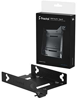 Fractal Design Hard Drive Tray Kit – Type D for Pop Series and Other Select Fractal Design Cases – Black